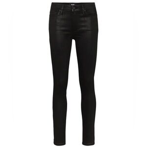 Paige Black Coated waxed skinny jeans size 24